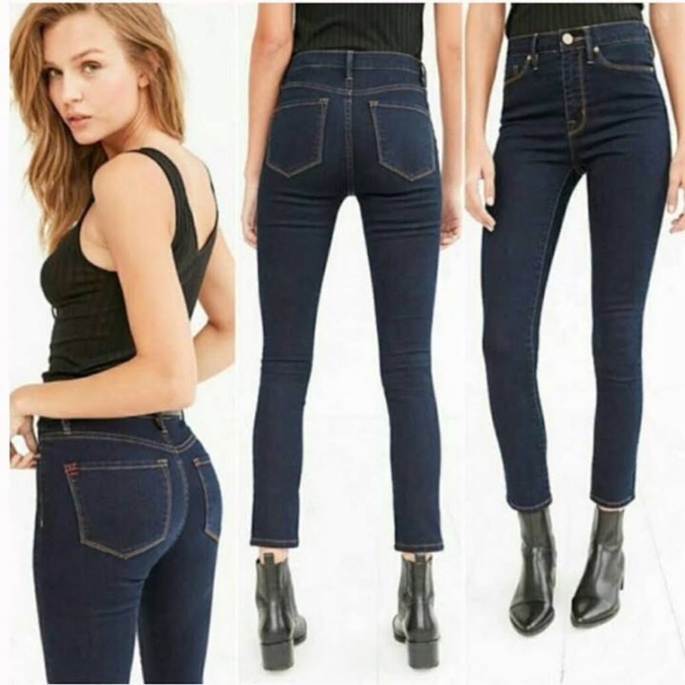 BDG High Rise Dark Wash Jeans